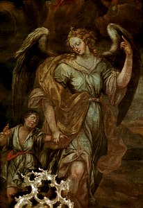 Schutzengel Seitenaltar Aldersbach (détail)