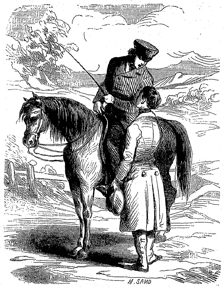 Sand - Œuvres illustrées de George Sand, 1853 (page 182 crop)