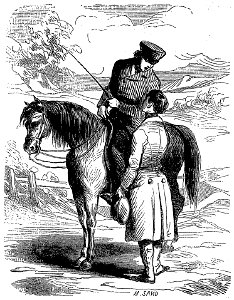 Sand - Œuvres illustrées de George Sand, 1853 (page 182 crop)