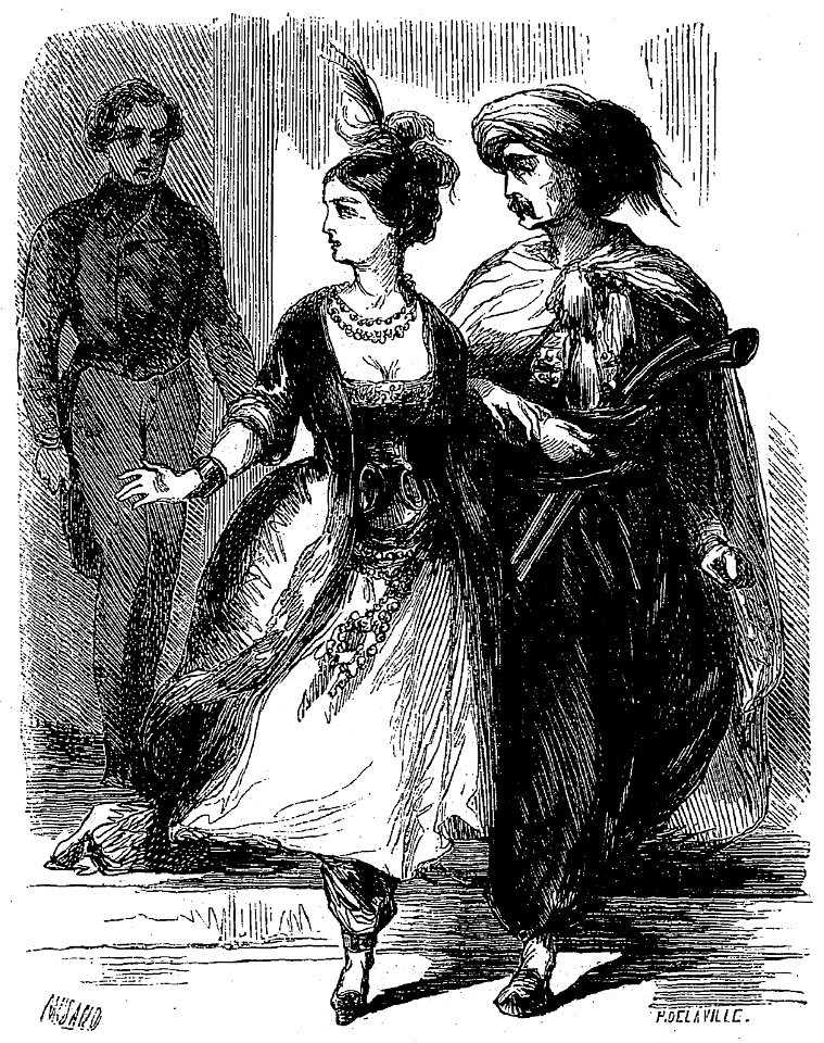 Sand - Œuvres illustrées de George Sand, vol 4, 1853 (page 283 crop)