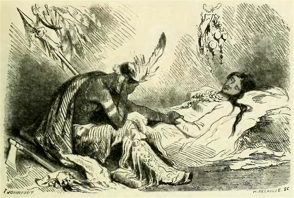 Sand - Œuvres illustrées de George Sand, vol 1, 1852 (page 335 crop)