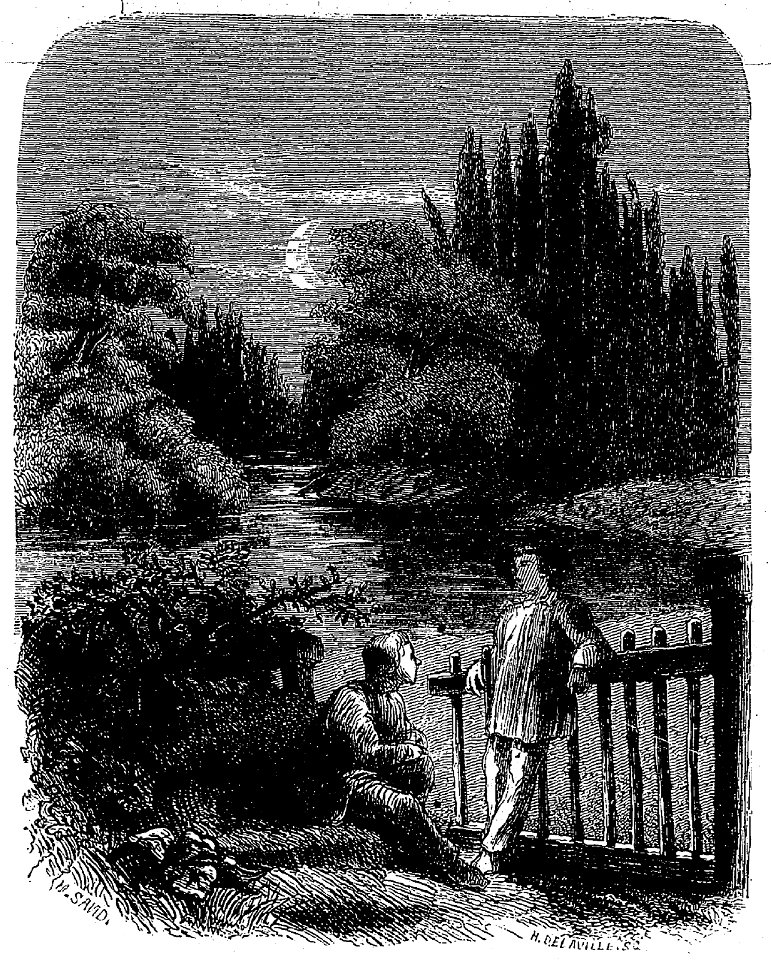 Sand - Œuvres illustrées de George Sand, vol 4, 1853 (page 51 crop)