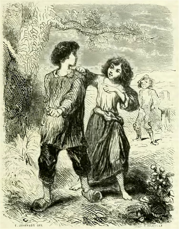 Sand - Œuvres illustrées de George Sand, vol 1, 1852 (page 111 crop)