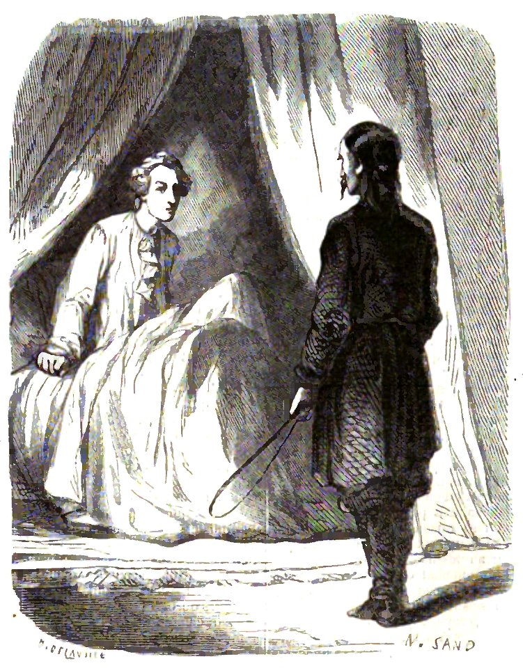 Sand - Œuvres illustrées de George Sand, vol 8, 1855 (page 164 crop)