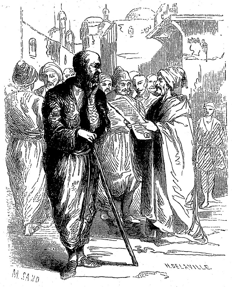 Sand - Œuvres illustrées de George Sand, 1853 (page 310 crop)