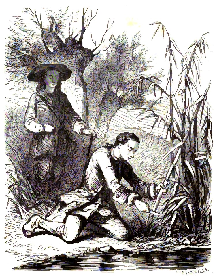 Sand - Œuvres illustrées de George Sand, vol 8, 1855 (page 205 crop)