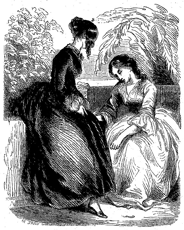 Sand - Œuvres illustrées de George Sand, 1853 (page 166 crop)