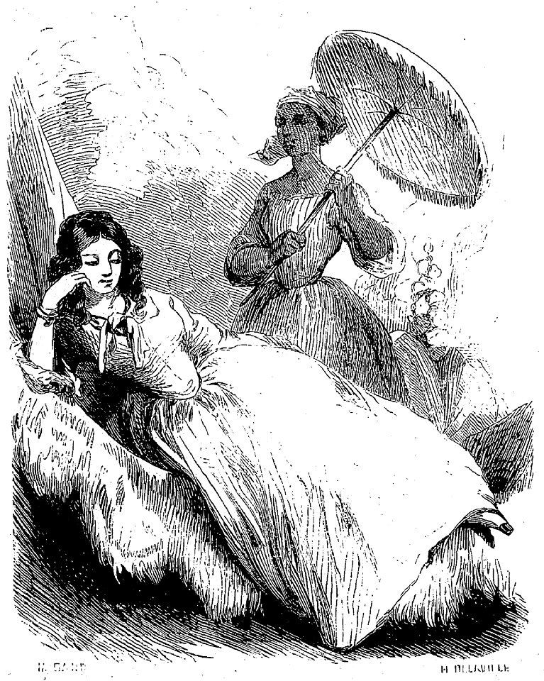 Sand - Œuvres illustrées de George Sand, vol 4, 1853 (page 131 crop)