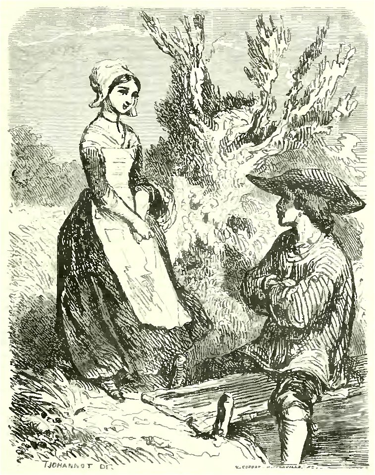 Sand - Œuvres illustrées de George Sand, 1855 (page 43 crop)