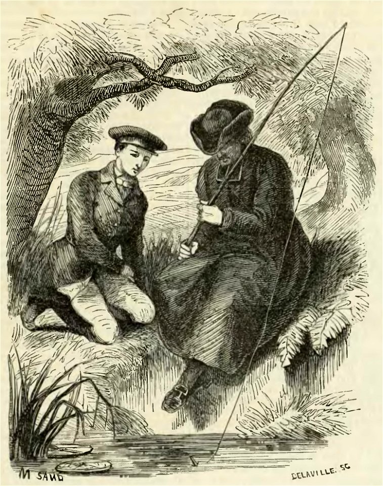 Sand - Œuvres illustrées de George Sand, vol 2, 1852 (page 231 crop)