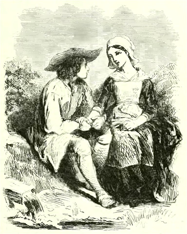Sand - Œuvres illustrées de George Sand, 1855 (page 51 crop)