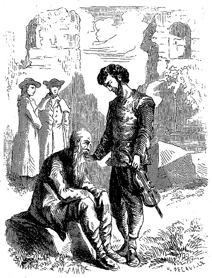 Sand - Œuvres illustrées de George Sand, vol 9, 1856 (page 182 crop)