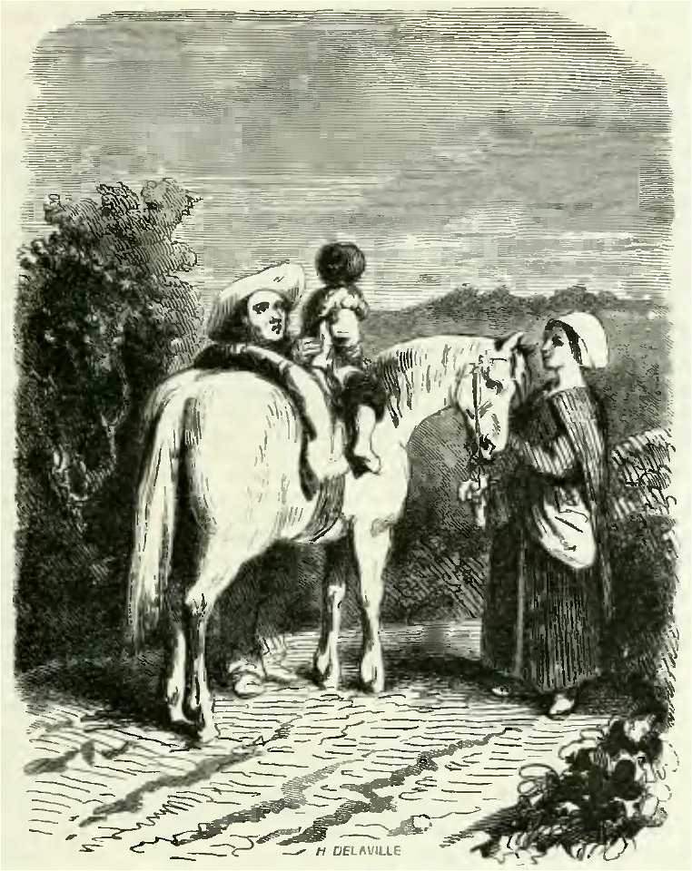 Sand - Œuvres illustrées de George Sand, vol 1, 1852 (page 15 crop)