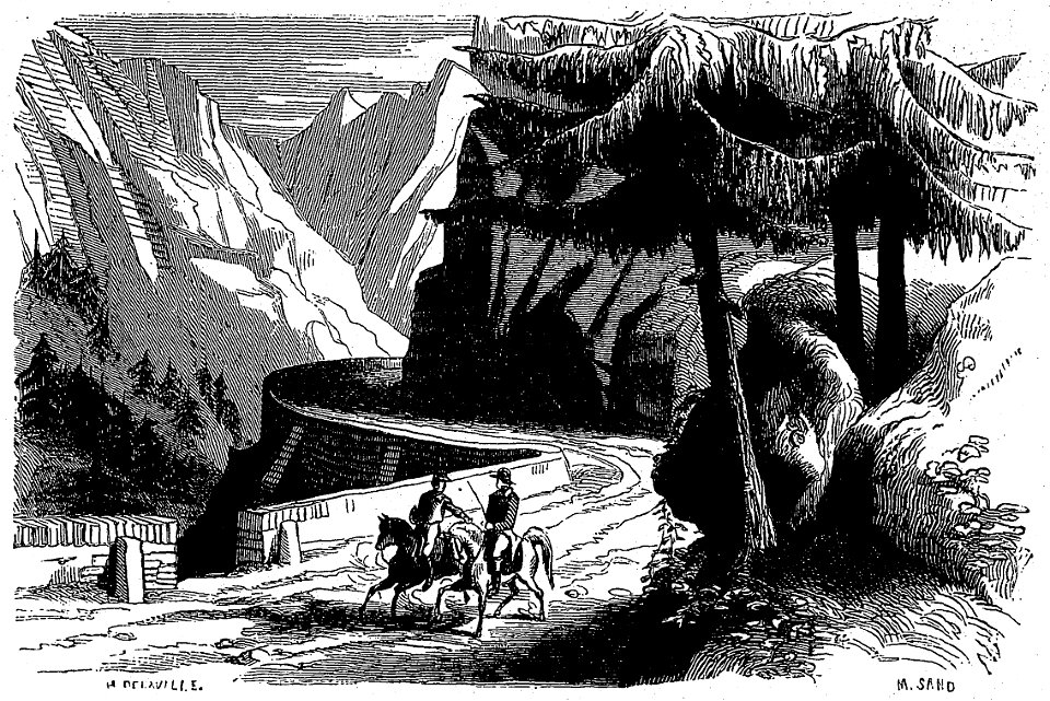 Sand - Œuvres illustrées de George Sand, 1853 (page 122 crop)