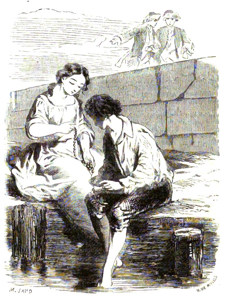 Sand - Œuvres illustrées de George Sand, vol 8, 1855 (page 12 crop)