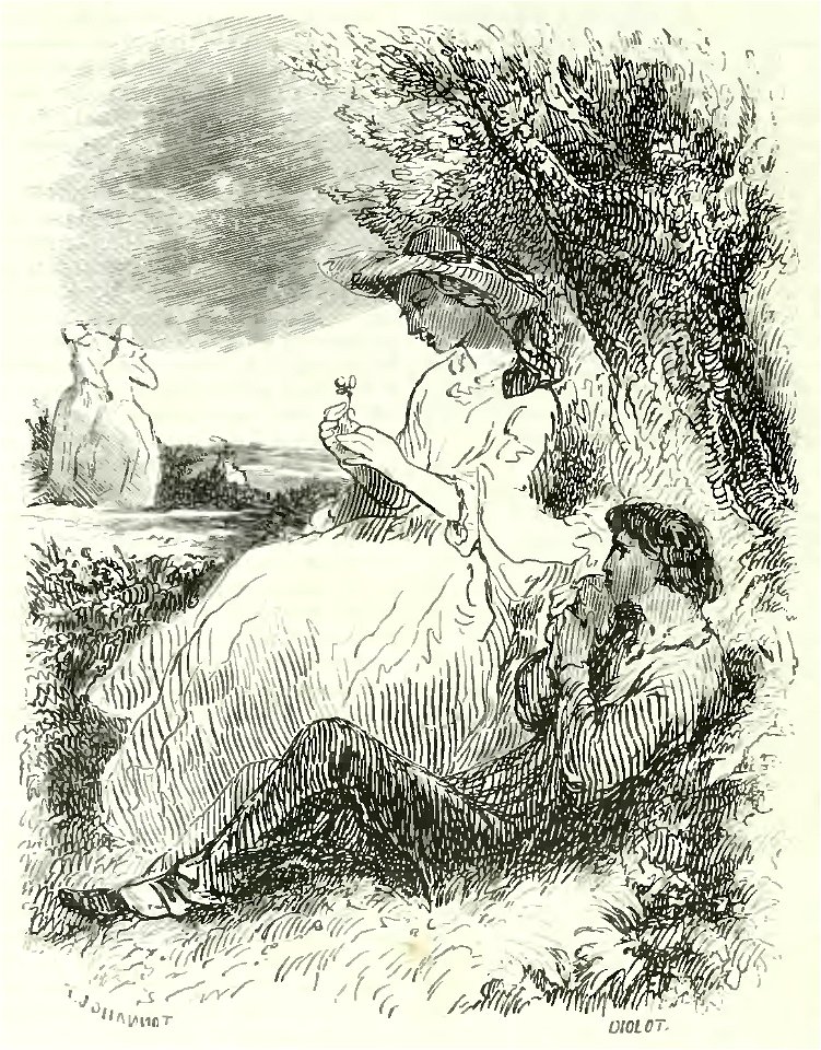 Sand - Œuvres illustrées de George Sand, vol 1, 1852 (page 214 crop)