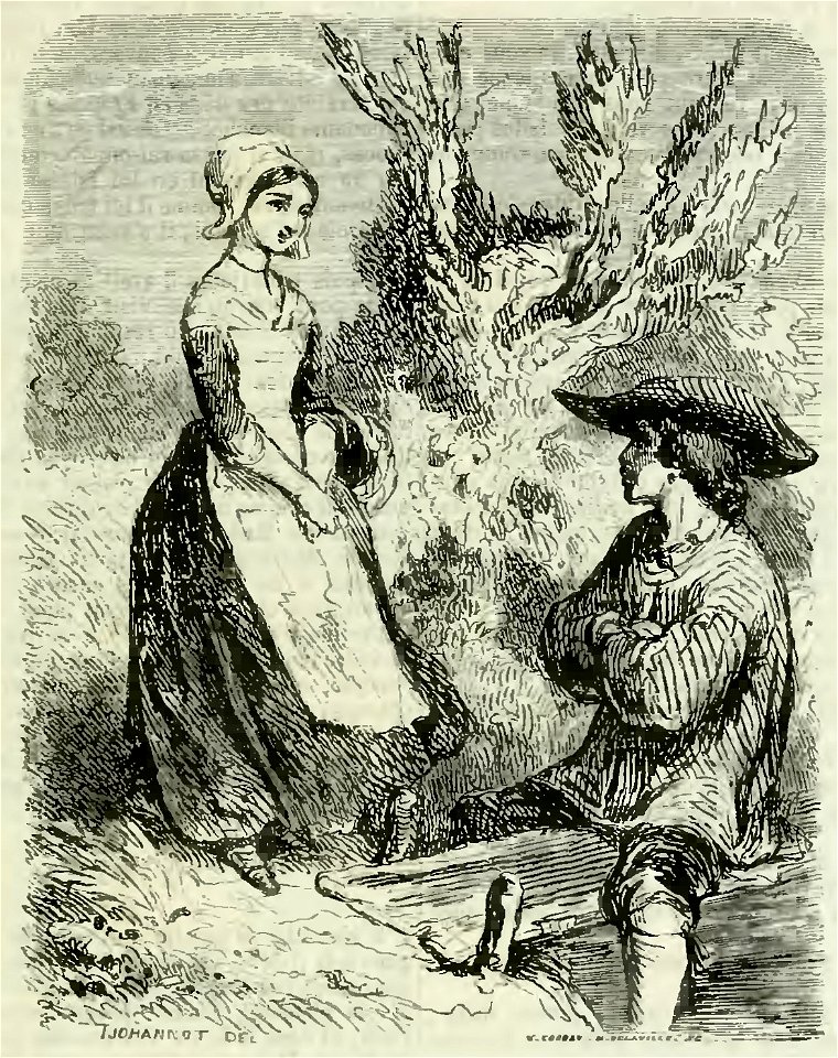 Sand - Œuvres illustrées de George Sand, vol 1, 1852 (page 279 crop)