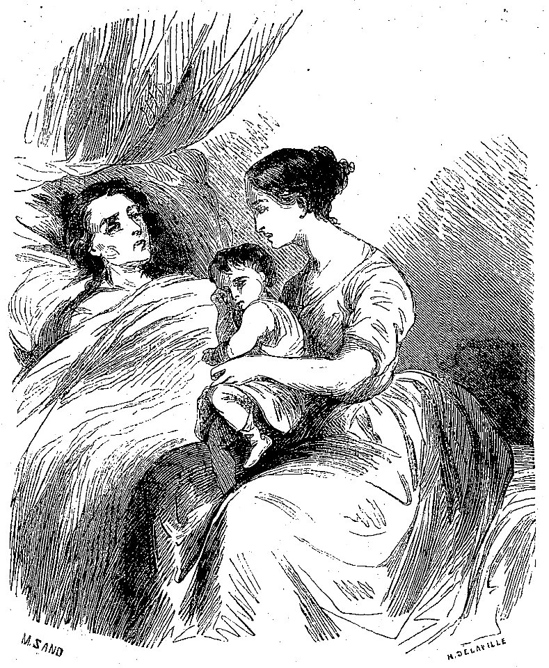 Sand - Œuvres illustrées de George Sand, 1853 (page 29 crop)
