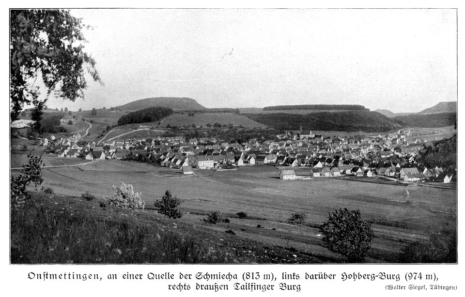 Schwabenalb S084A, Onstmettingen Hohberg-Burg Schmiecha, Siegel