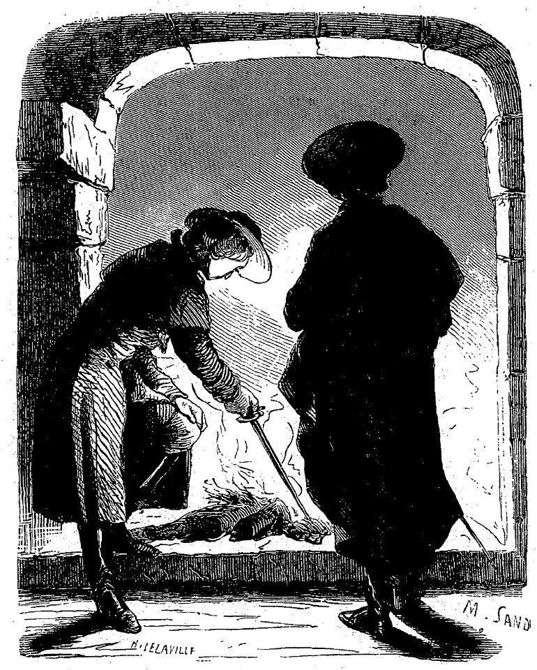 Sand - Œuvres illustrées de George Sand, vol 9, 1856 (page 118 crop)