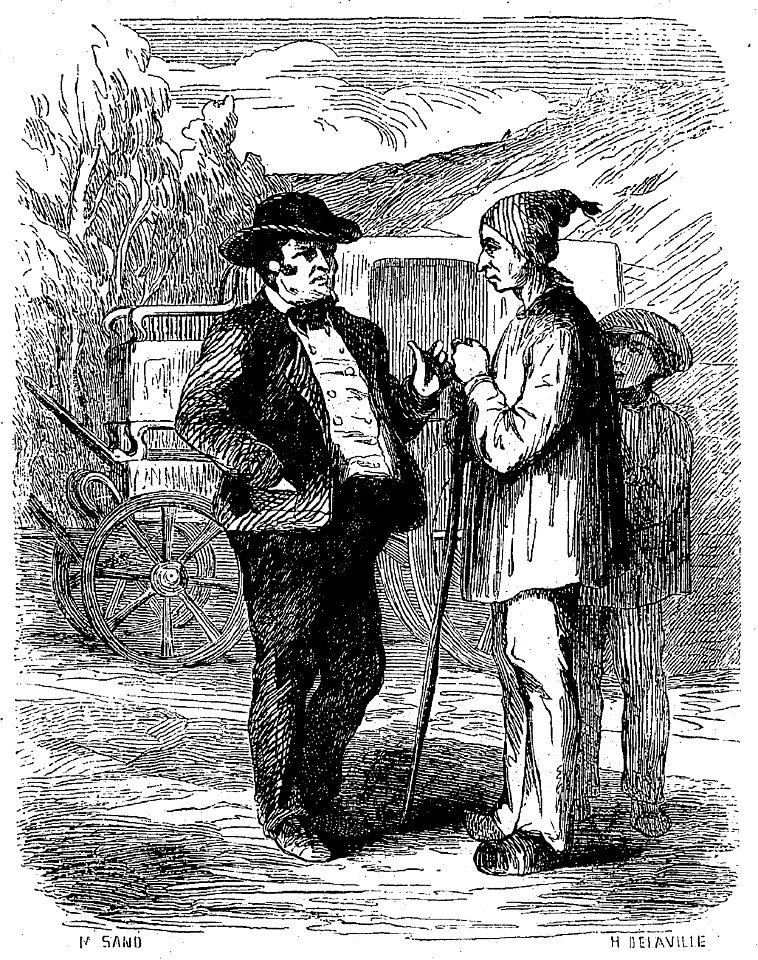 Sand - Œuvres illustrées de George Sand, vol 4, 1853 (page 83 crop)
