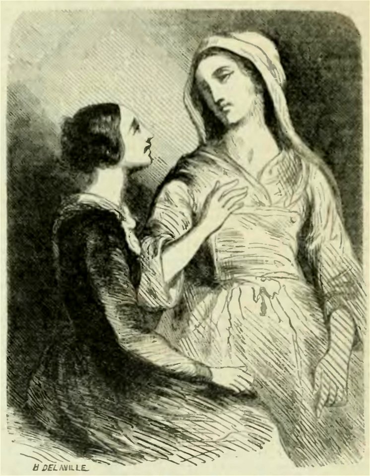 Sand - Œuvres illustrées de George Sand, vol 2, 1852 (page 182 crop)