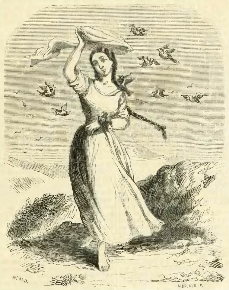 Sand - Œuvres illustrées de George Sand, vol 2, 1852 (page 223 crop)