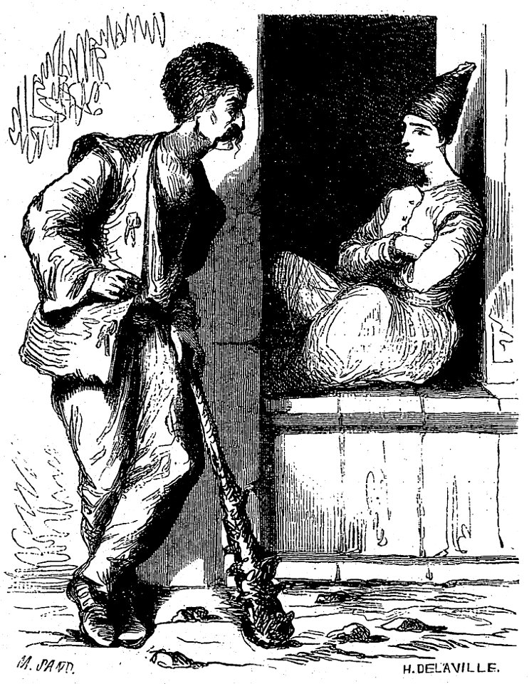 Sand - Œuvres illustrées de George Sand, 1853 (page 309 crop)