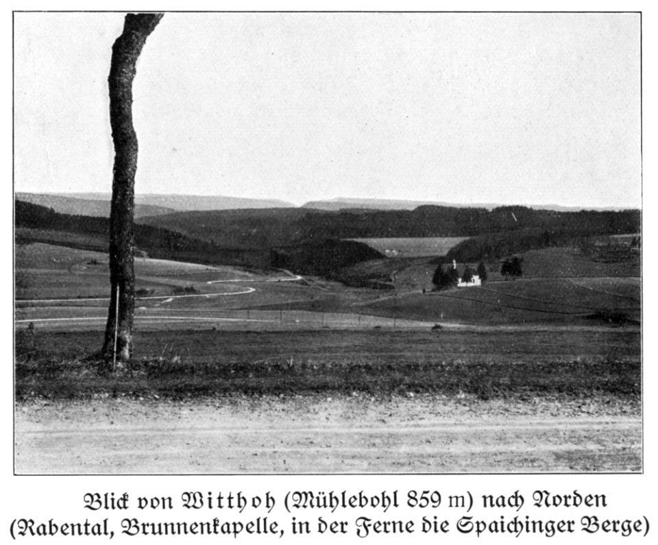 Schwabenalb S094C, Witthoh Mühlebohl Spaichinger Berge, von der Trappen