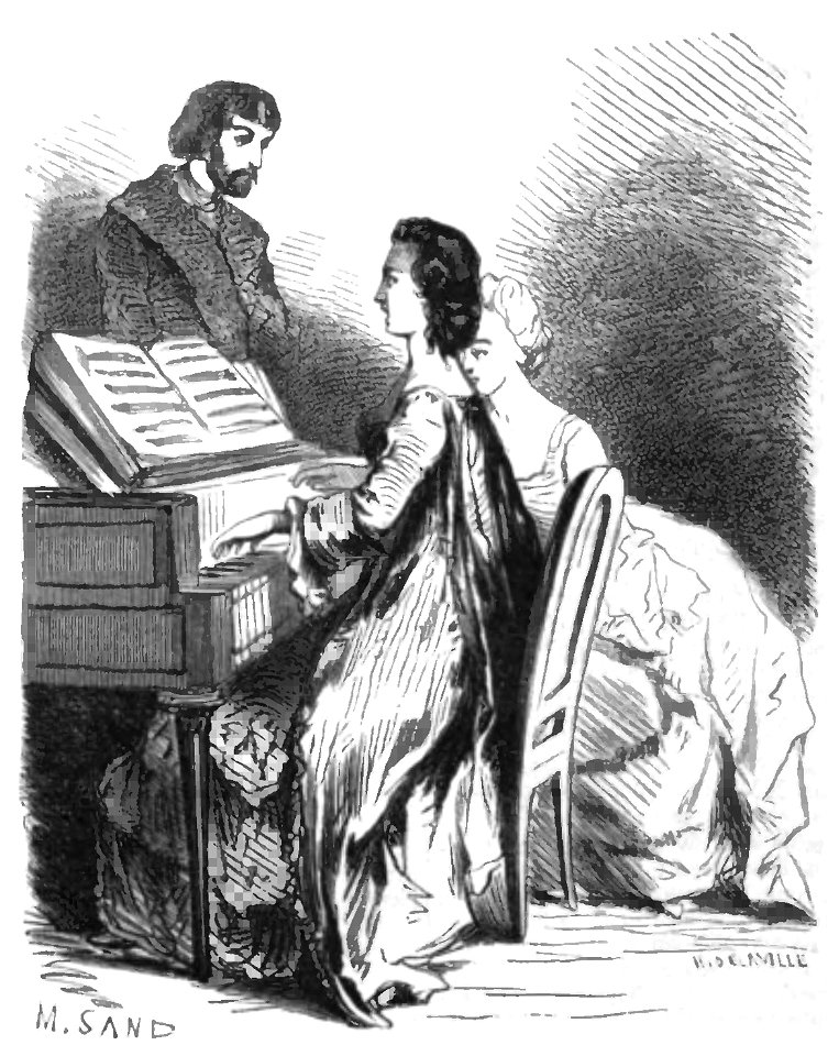 Sand - Œuvres illustrées de George Sand, vol 8, 1855 (page 76 crop)