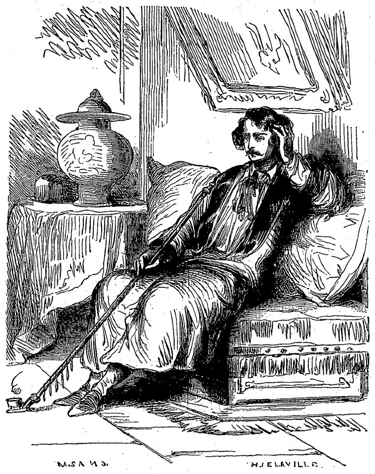 Sand - Œuvres illustrées de George Sand, 1853 (page 230 crop)