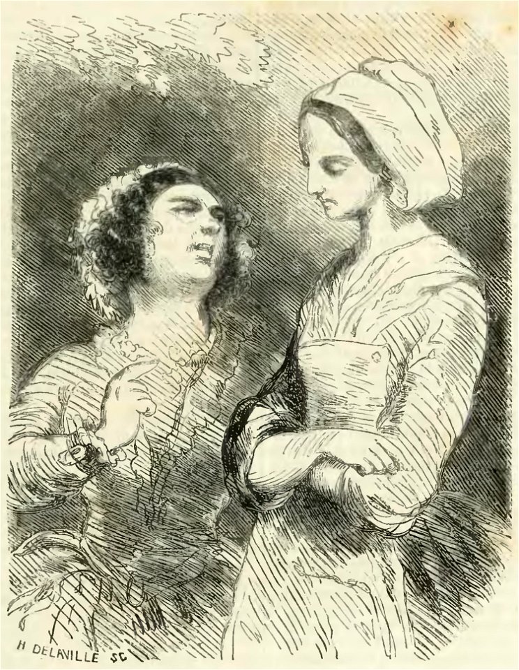 Sand - Œuvres illustrées de George Sand, vol 2, 1852 (page 191 crop)