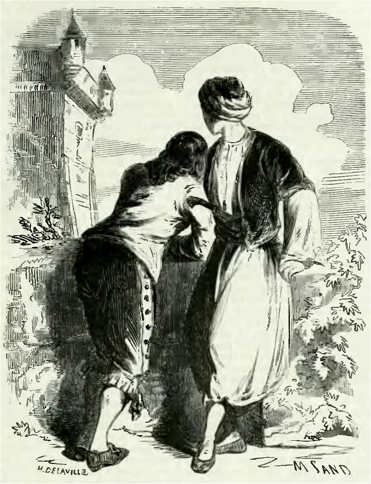 Sand - Œuvres illustrées de George Sand, vol 7, 1854 (page 169 crop)