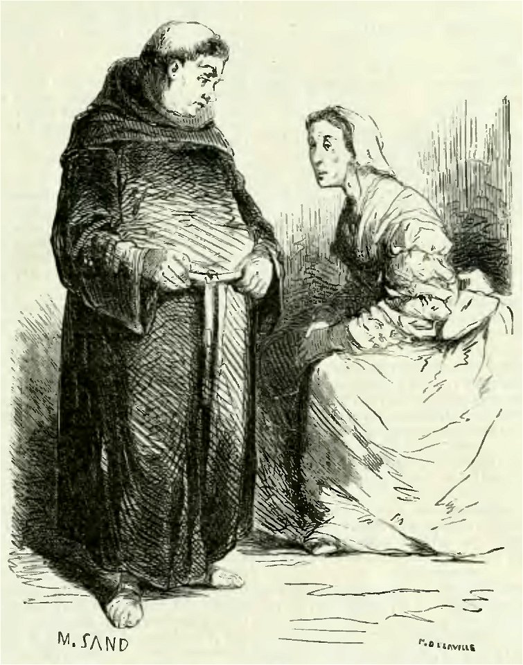 Sand - Œuvres illustrées de George Sand, vol 7, 1854 (page 305 crop)