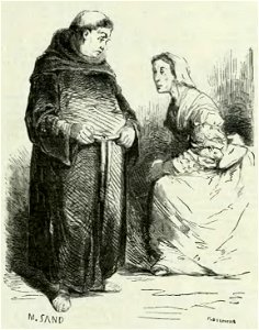 Sand - Œuvres illustrées de George Sand, vol 7, 1854 (page 305 crop)
