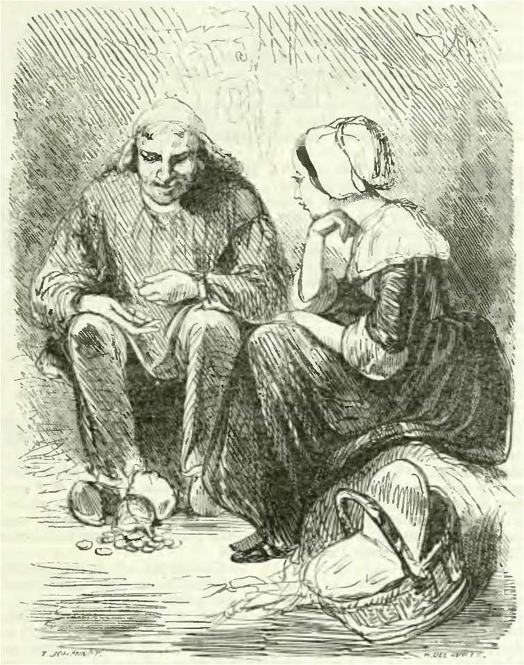 Sand - Œuvres illustrées de George Sand, vol 1, 1852 (page 143 crop)