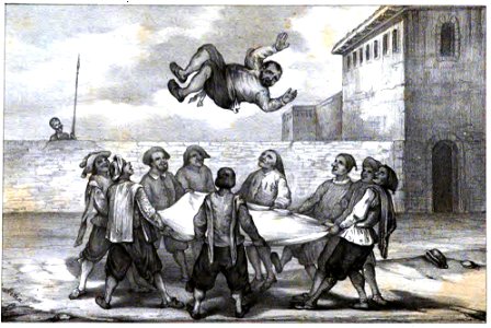 Sancho manteado (1842)