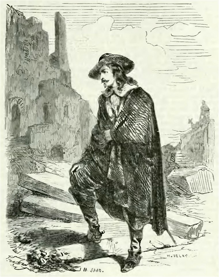 Sand - Œuvres illustrées de George Sand, vol 7, 1854 (page 209 crop)