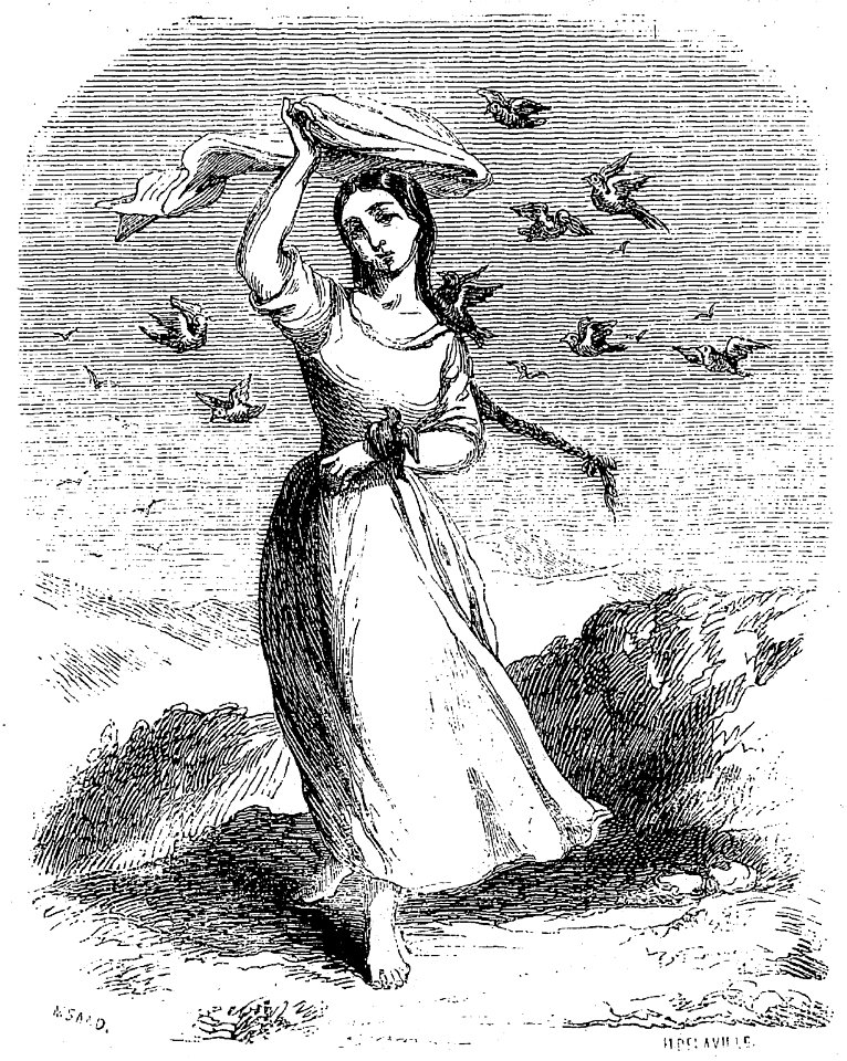 Sand - Œuvres illustrées de George Sand, vol 4, 1853 (page 124 crop)