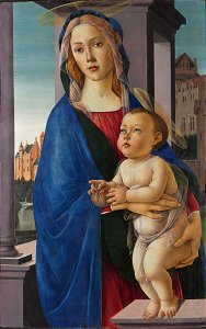 Sandro Botticelli (Alessandro Filipepi) - The Virgin and Child - 1943.105 - Fogg Museum. Free illustration for personal and commercial use.