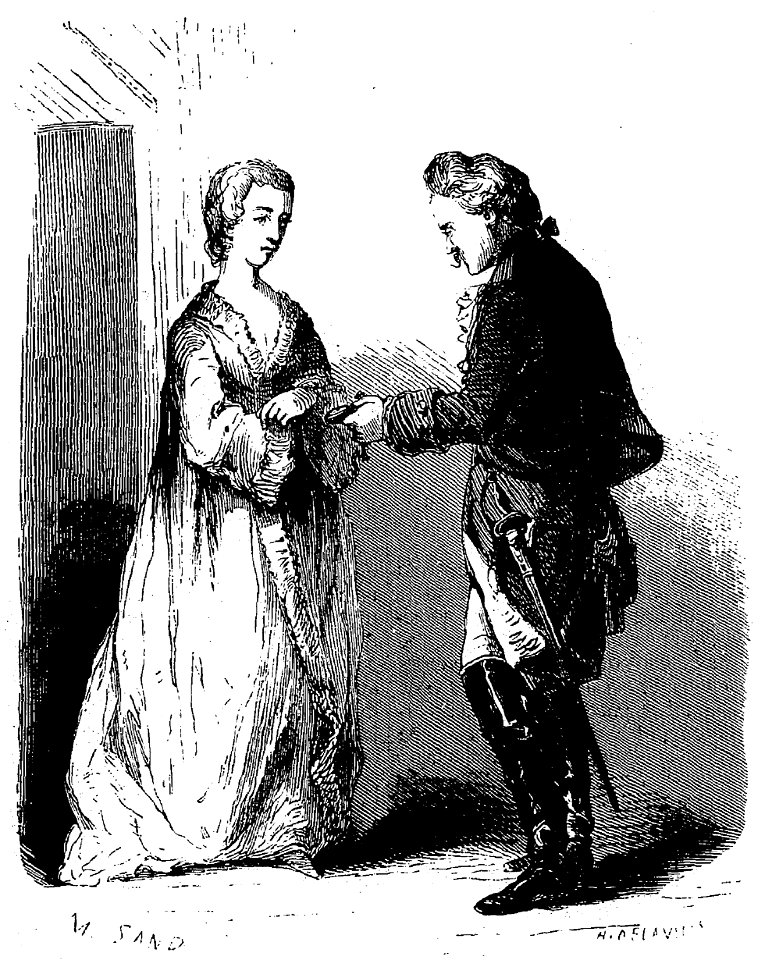 Sand - Œuvres illustrées de George Sand, vol 9, 1856 (page 54 crop)