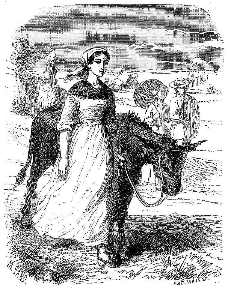 Sand - Œuvres illustrées de George Sand, vol 4, 1853 (page 36 crop)