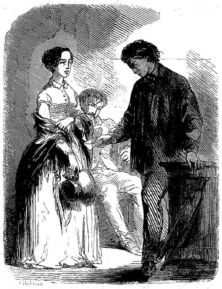 Sand - Œuvres illustrées de George Sand, vol 4, 1853 (page 203 crop)