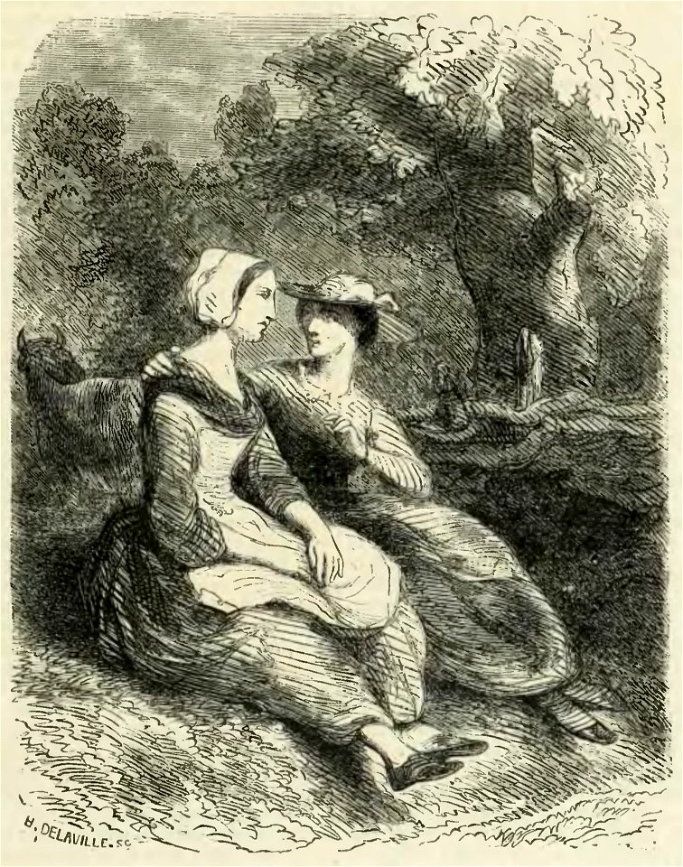 Sand - Œuvres illustrées de George Sand, vol 2, 1852 (page 167 crop)