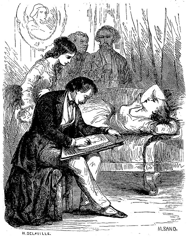 Sand - Œuvres illustrées de George Sand, vol 4, 1853 (page 148 crop)