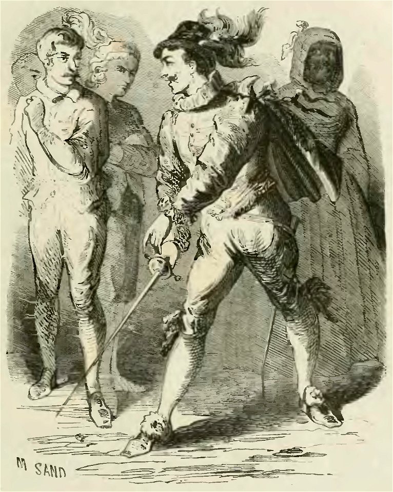 Sand - Œuvres illustrées de George Sand, vol 7, 1854 (page 65 crop)