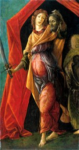 Sandro Botticelli - Judith met het hoofd van Holofernes. Free illustration for personal and commercial use.
