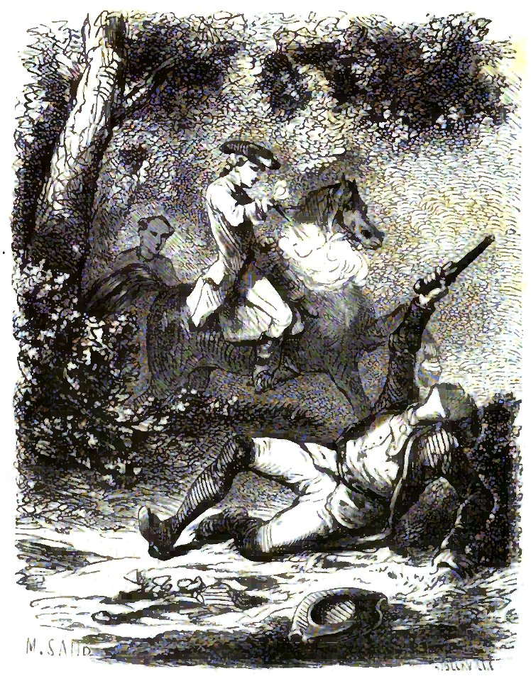 Sand - Œuvres illustrées de George Sand, vol 8, 1855 (page 196 crop)