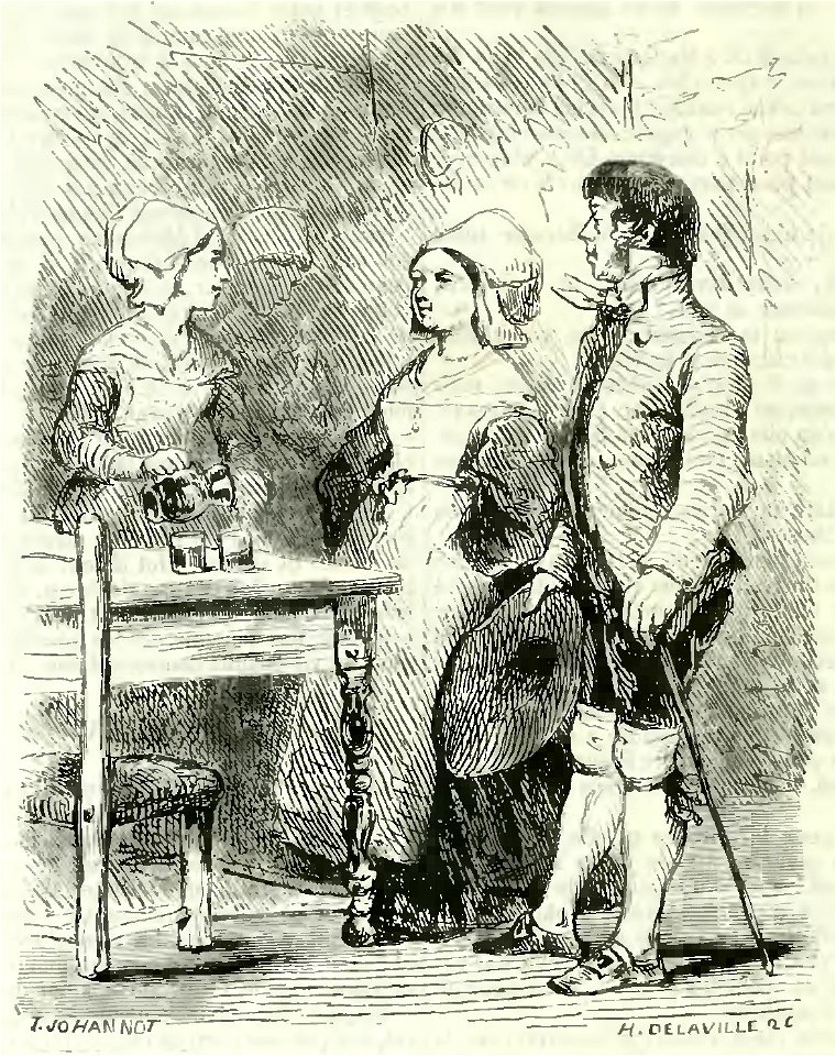 Sand - Œuvres illustrées de George Sand, vol 1, 1852 (page 286 crop)