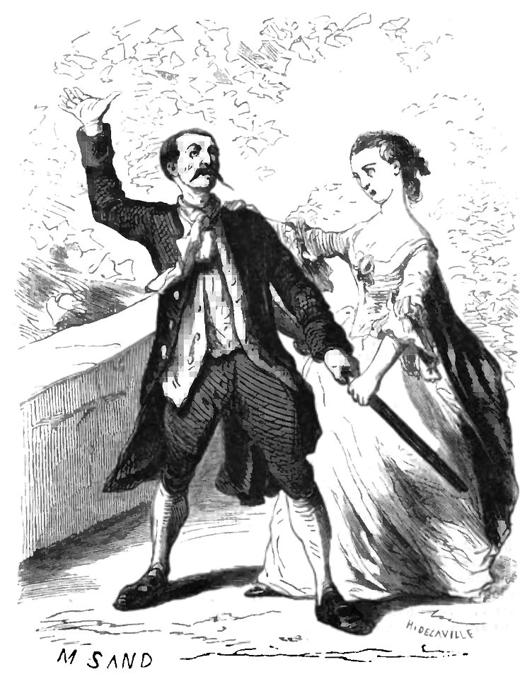 Sand - Œuvres illustrées de George Sand, vol 8, 1855 (page 292 crop)